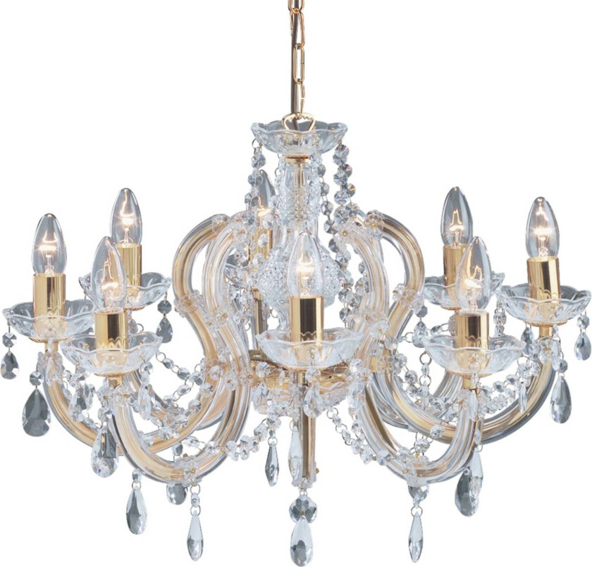 Lysekrone MARIE THERESE, 8-l. messing