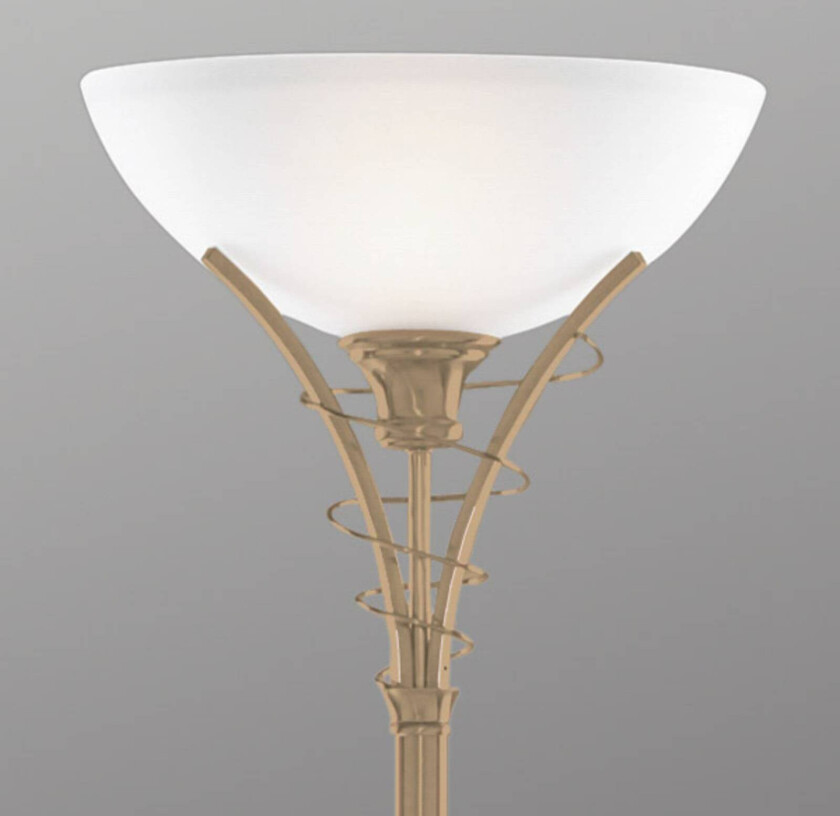 Tidløs stålampe LINEAS antikkmessing