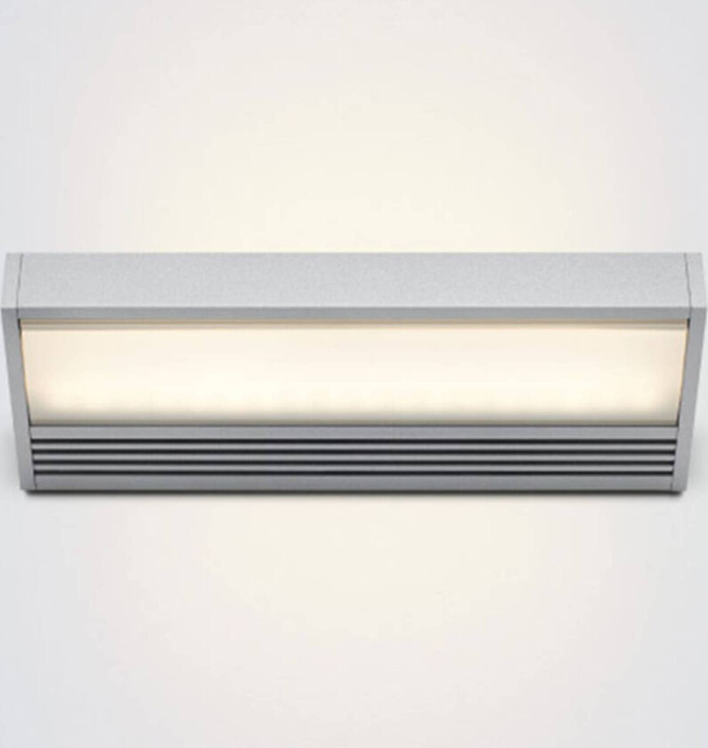 LED-vegglampe SML i sølv