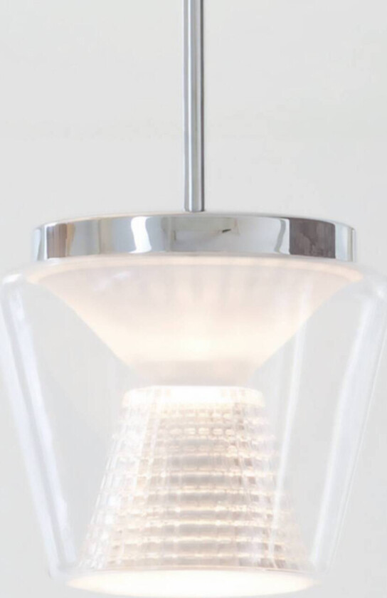 Med krystallglass – LED-pendellampe Annex