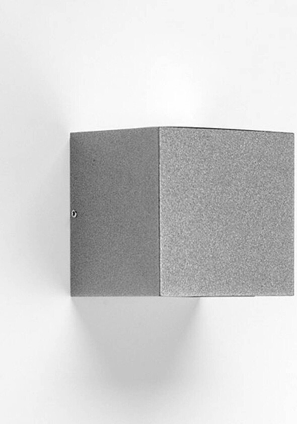 LED-vegglampe 303366 i grå, 1NB+1WB 3 000 K