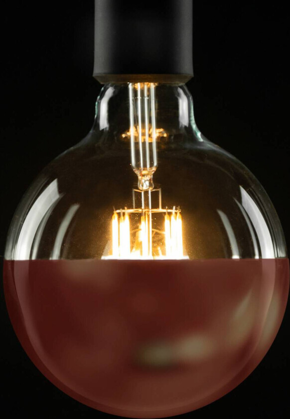 SEGULA LED-globe E27 6,5W 927 toppforsp. kobber