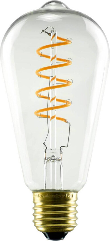 SEGULA LED-pære E27 3,2W 922 rustikk klar dimbar