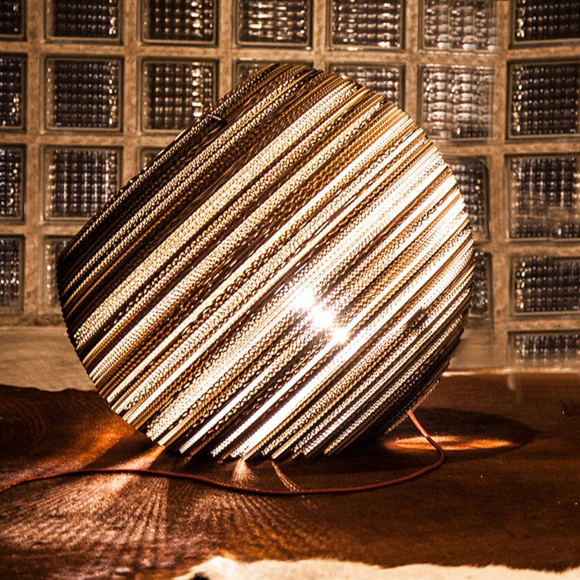 Globe bordlampe i papp, Ø 64 cm