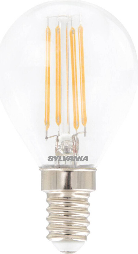 LED-dråpepære E14 ToLEDo 4,5 W 827 klar dimbar