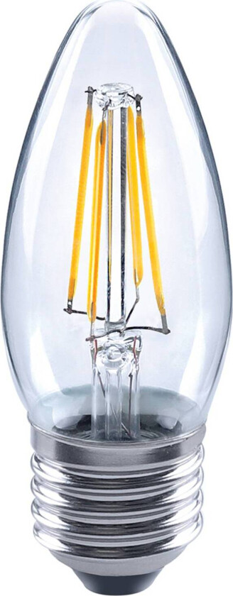 E27 LED-mignonpære 4,5W 827 filament klar