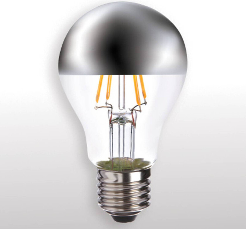 E27 4,5 W 827 LED-glødepære, med speilhode