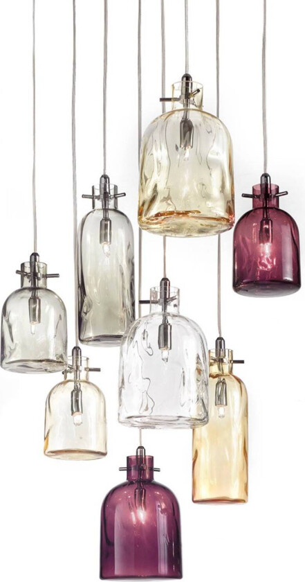 Designerpendellampe Bossa Nova 15 cm gjennomsiktig