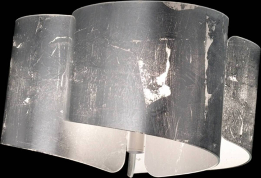 Papiro taklampe, 3-lys, sølv