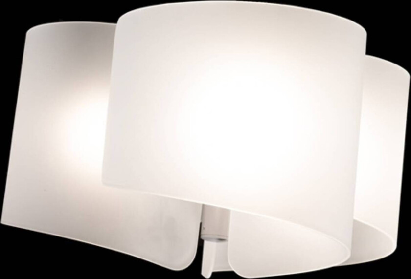 Papiro taklampe, 3 lys, satinert