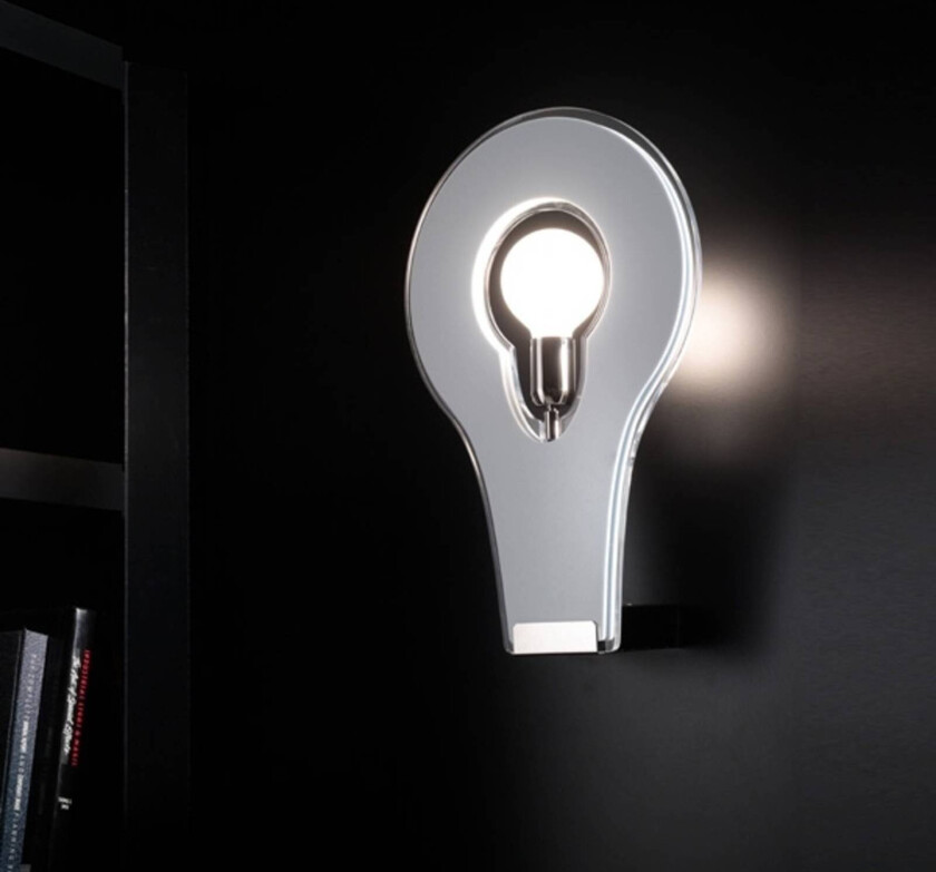 Designervegglampe Flat 29 hvit