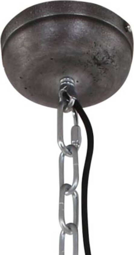 Svart industriell hengelampe Bikkel L02