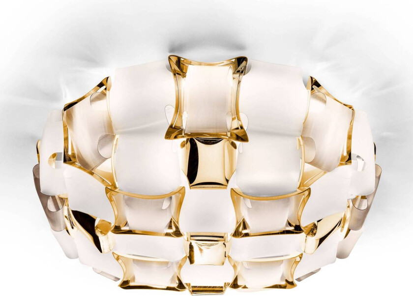 Mida taklampe, Ø 67 cm, gull/hvit