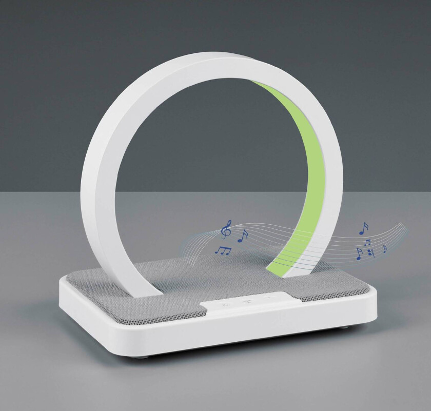 Beat LED-bordlampe med batteri, RGBW, matt hvit