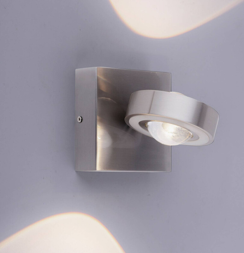 Paul Neuhaus Q-MIA LED-vegglampe, stål