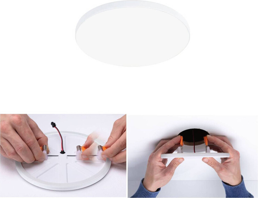 Veluna Edge LED for innfelt IP44 4000K Ø 12 cm