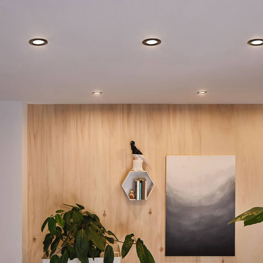 Nova Plus Coin 3 stk IP44 2 700 K svart