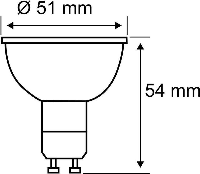 LED-reflektor GU10 5,7 W 2°700 K 100°