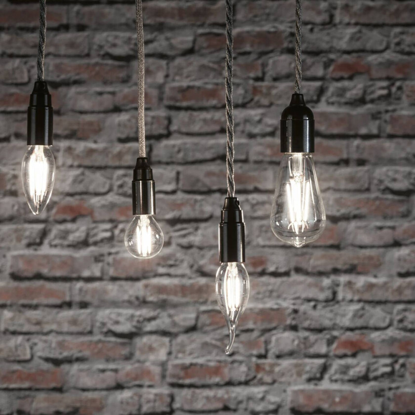 LED-mignonpære filament E14 4,8 W 4 000 K
