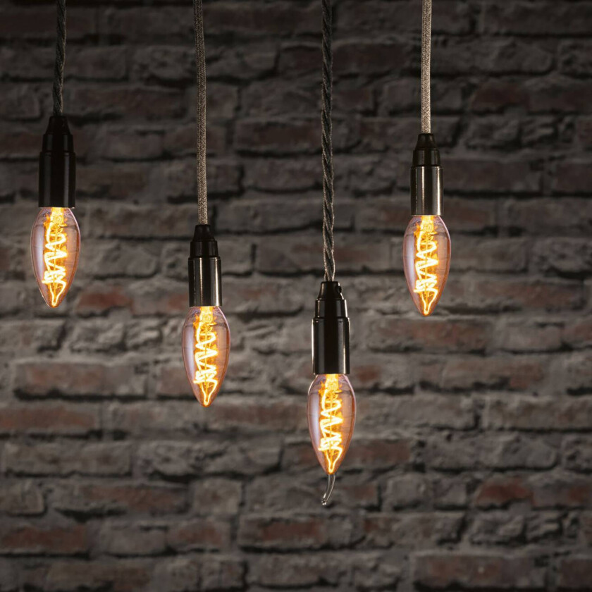 LED-mignonpære E14 4 W 1 800 K gull