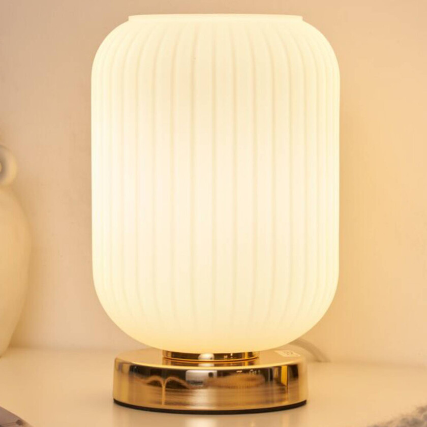 Noble Purity bordlampe med hvitt glass