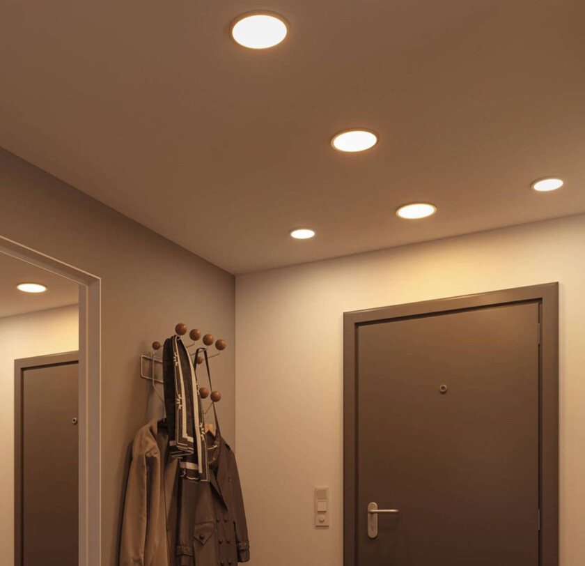 Areo panel 3stepdim rund 840 krom 23cm