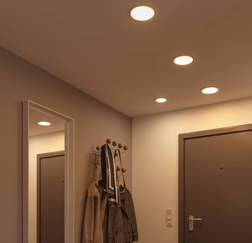 Areo panel 3stepdim rund 840 krom 17,5cm