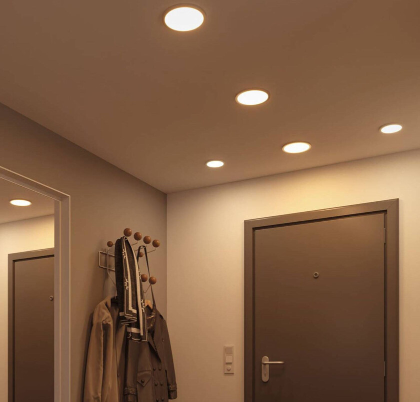 Areo panel 3stepdim rund 840 hvit 23cm