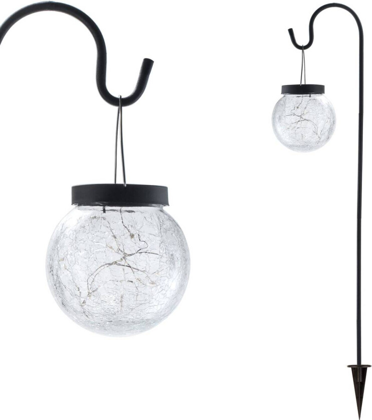 Sunshine Pearl solcellelampe med jordspyd