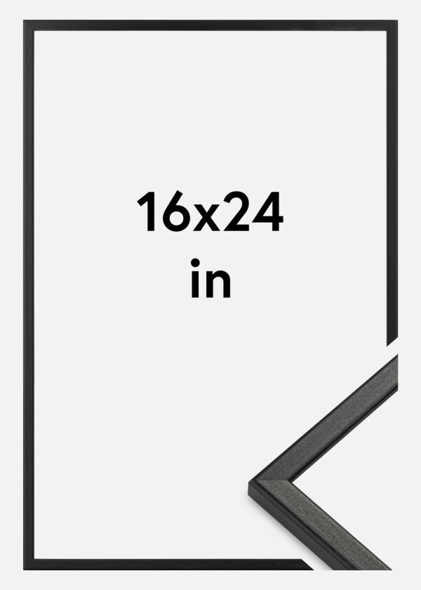 Ramme Kaspar Akrylglass Svart 16x24 Inches (40,64x60,96 Cm)