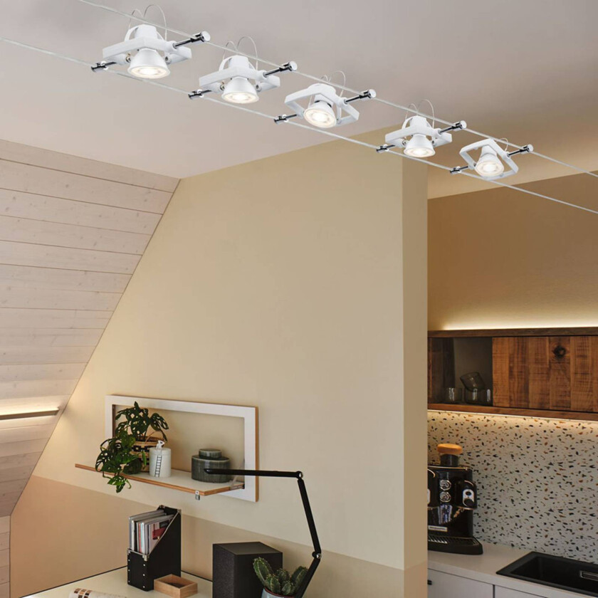 LED-reflektor GU5,3 6,5W, 827 dim hvit