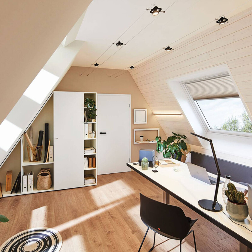 LED-reflektor GU5,3 6,5W, 827 dim svart