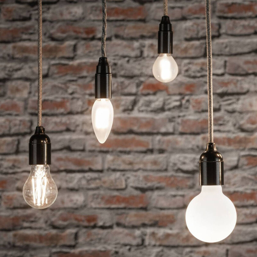 LED-dråpe E14 3W 2 700K matt 2er