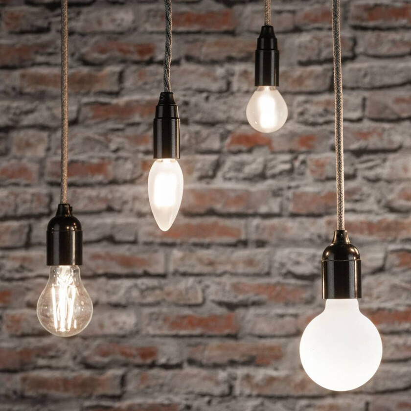 LED-pære E14 5W 2 700K matt 2er