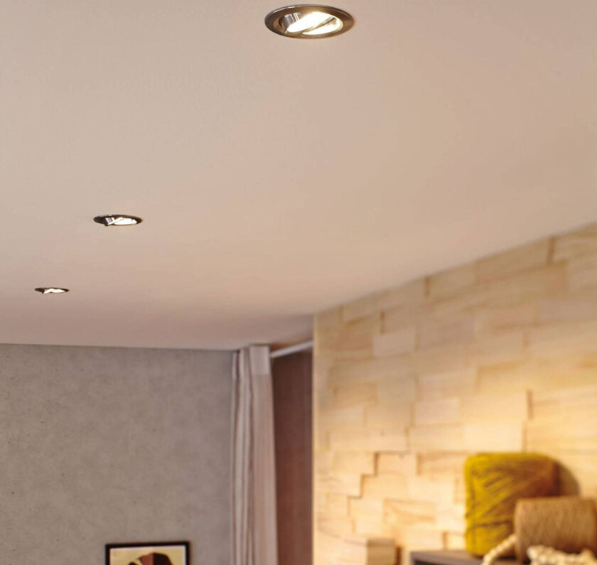 LED-reflektor GU10 4W 2 700K alu 36° 3er