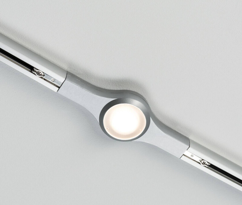 URail LED Line Connector, matt krom