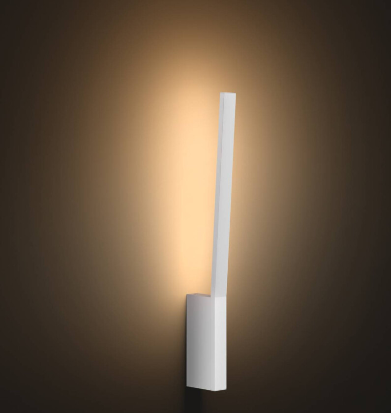 Liane LED-vegglampe, RGBW, hvit