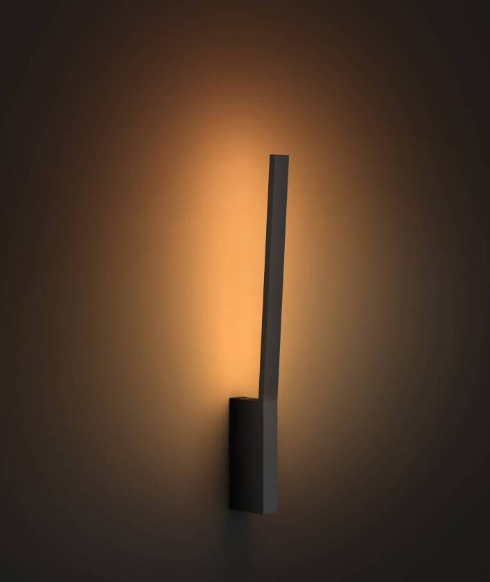 Liane LED-vegglampe, RGBW, svart