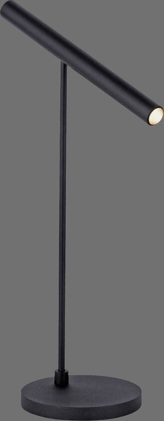 PURE Tutua LED-bordlampe, sensordimmer, svart