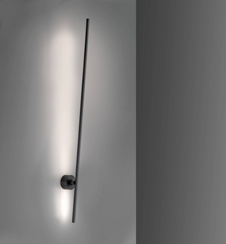 PURE Grafo LED-vegglampe, svart