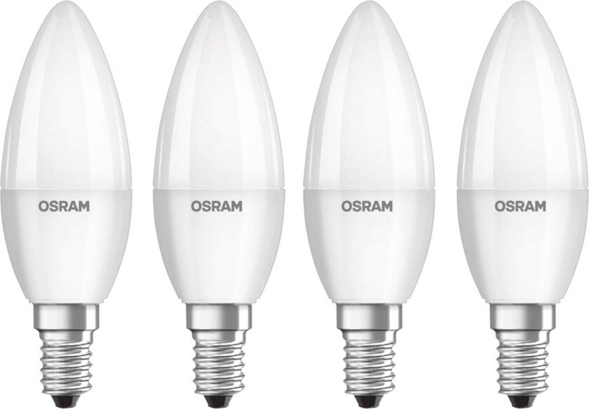 OSRAM LED-mignon E14 Base retro 4,9W 4stk, 2 700 K