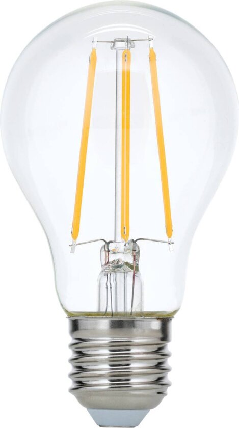LED-pære E27 8W filament 2 700 K 980 lm dimbar