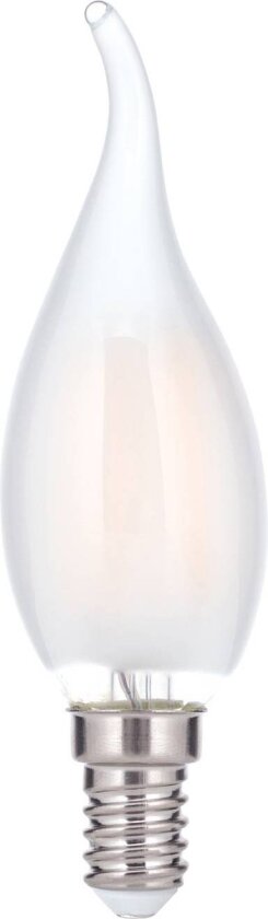 LED-mignon E14 4,5W flammeform 2 700 K matt dimbar