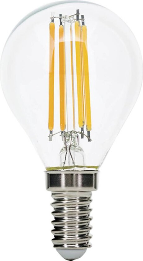 LED-dråpepære E14 5W filament 827 dimbar