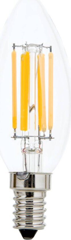 LED-mignonpære E14 4,5W C35 filament 827 dimbar
