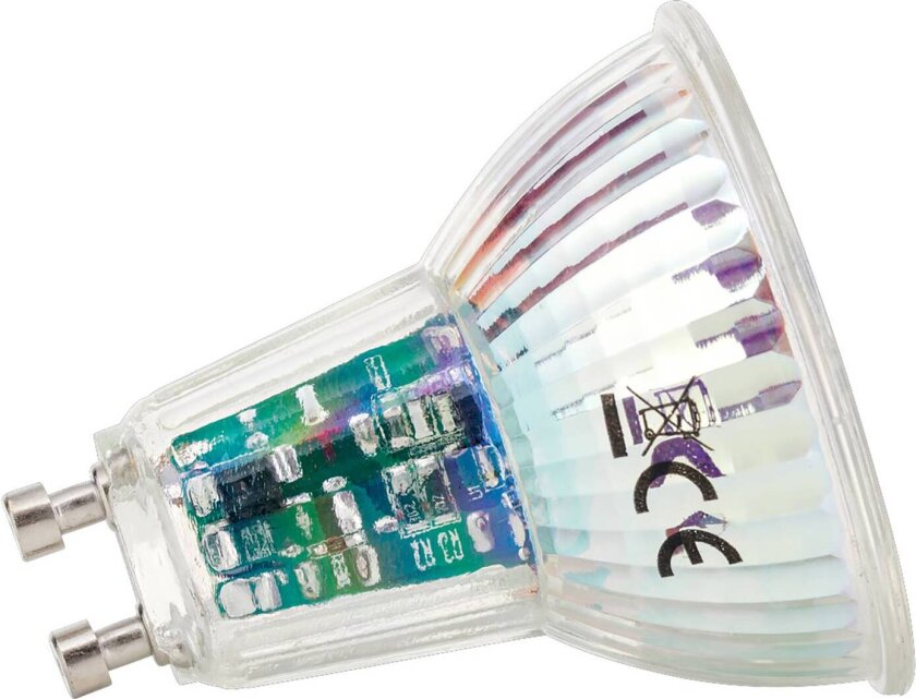 LED-reflektor GU10 MR16 5W 38° 3 000 K klar dimbar