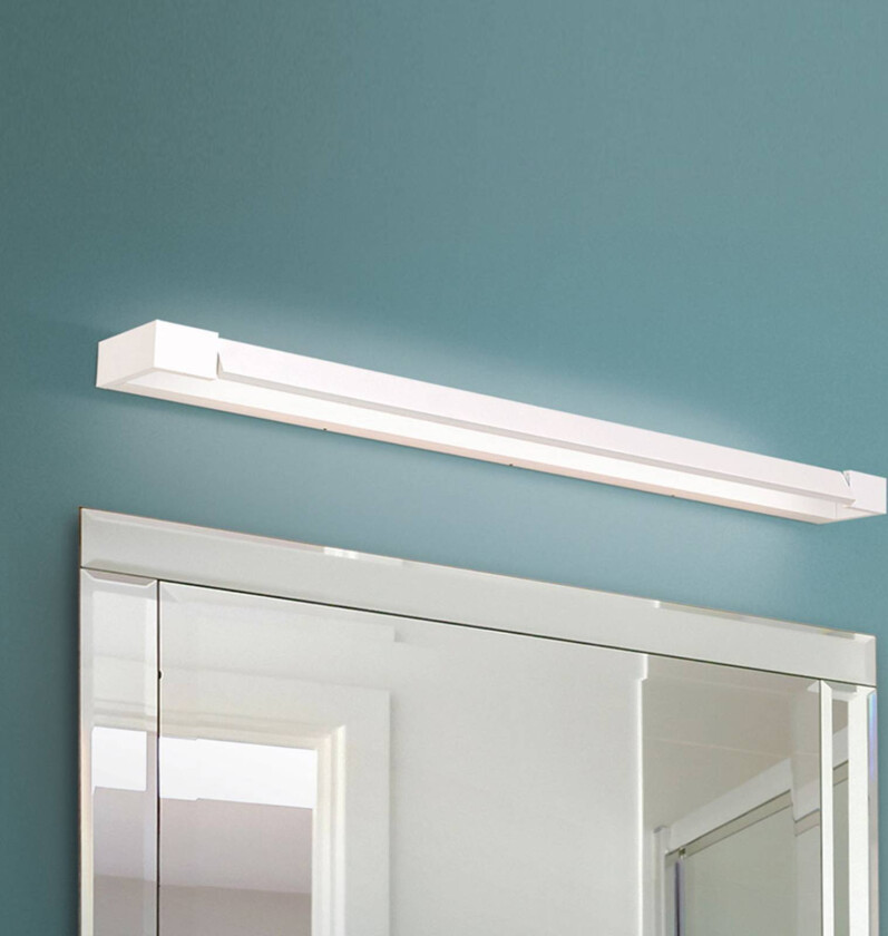 LED-speillampe Marilyn, hvit, svingbar 90 cm