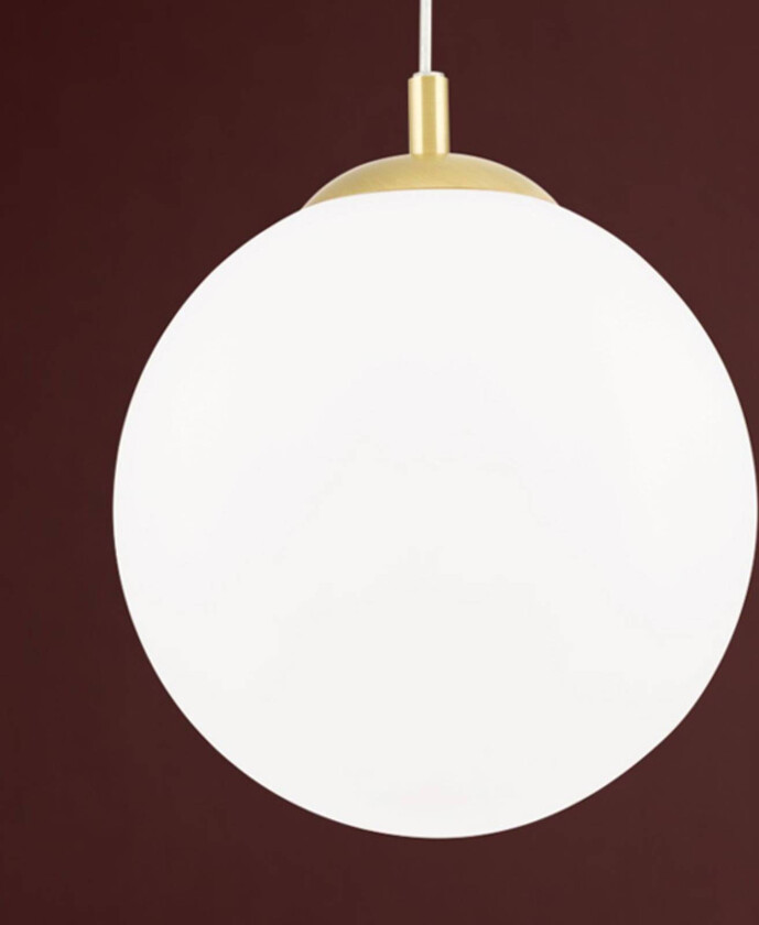 Hengelampe Madis i messing matt, 1 lyskilde