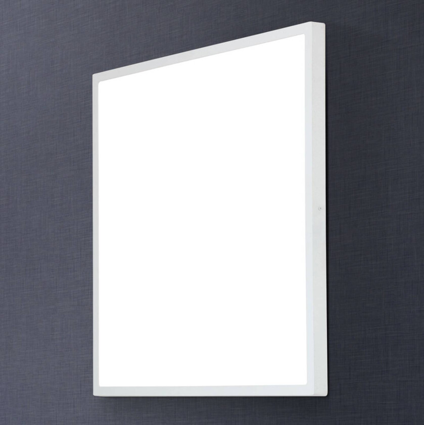 Kantet LED-taklampe Lero 60 x 60 cm