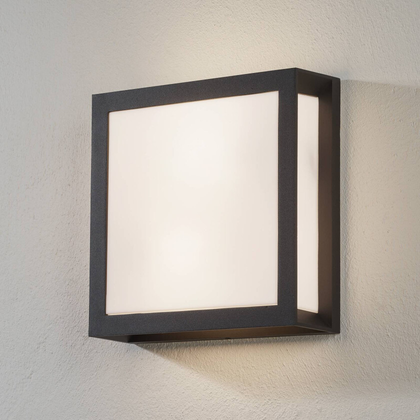 Utendørs vegglampe Henry, antrasitt, IP44